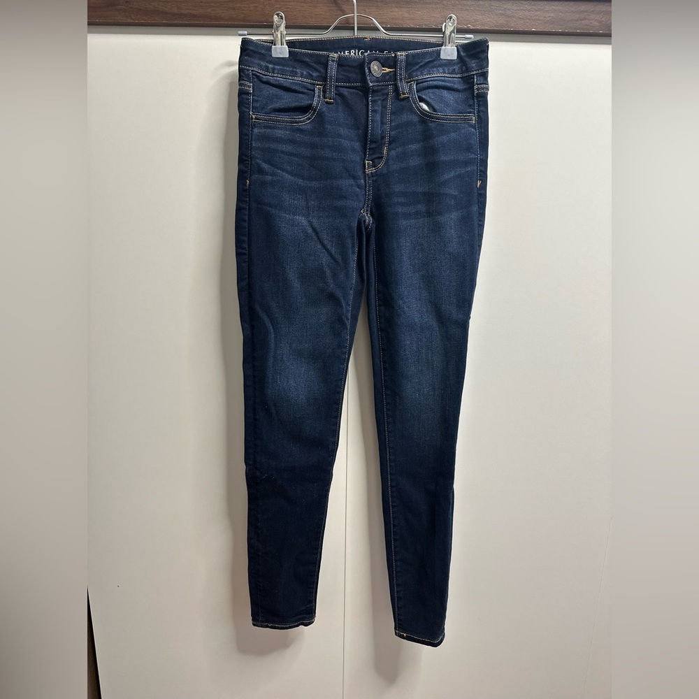 American Eagle Outfitters Dark Indigo Skinny Jeans